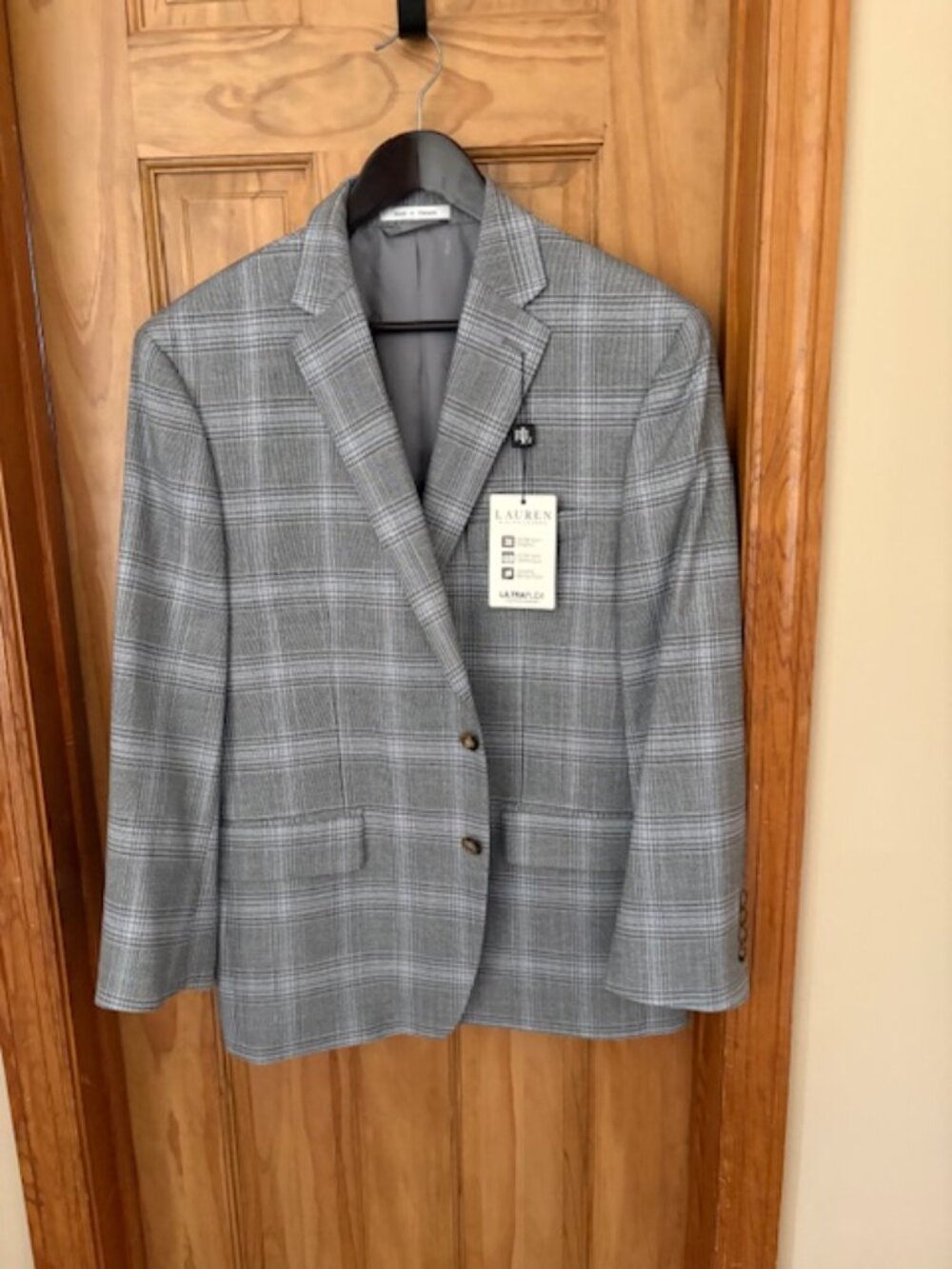 NWT Ralph Lauren plaid sport coat